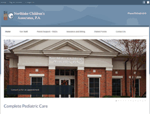 Tablet Screenshot of northlakechildren.com
